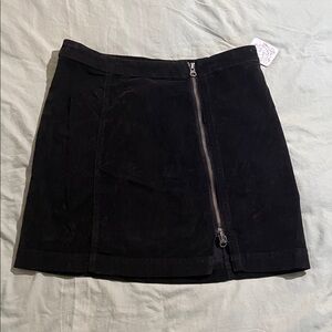 Free people Black Zippered Women's Skirt